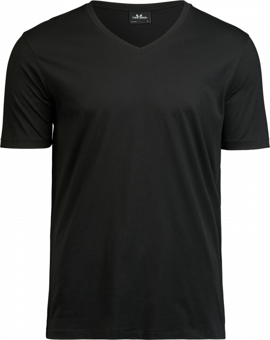 Tee Jays - Økologisk T-Shirt Med V-Hals - sort