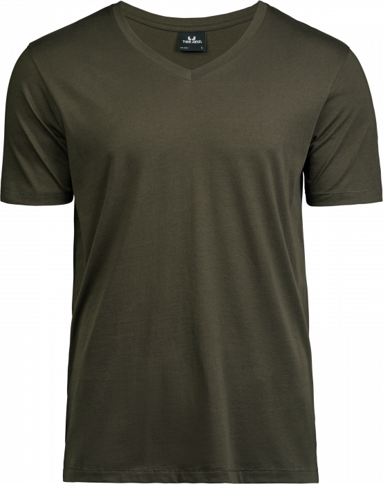 Tee Jays - Økologisk T-Shirt Med V-Hals - Dark Olive