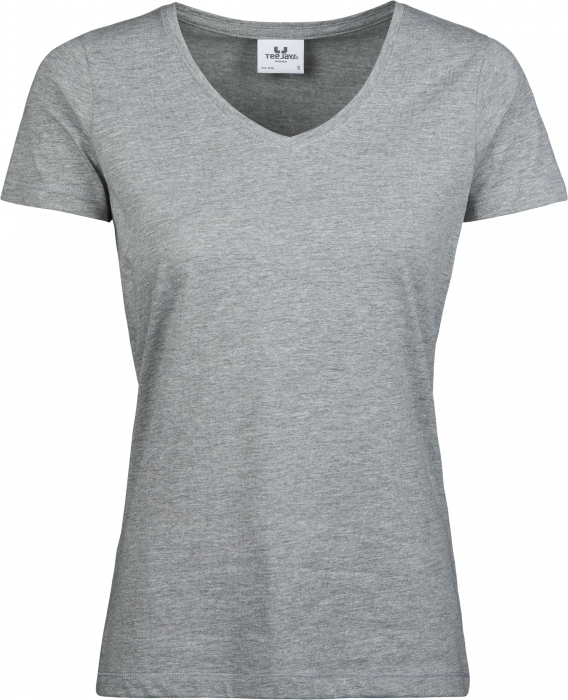 Tee Jays - Blød Økologisk T-Shirt Med V-Hals Til Kvinder - Heather