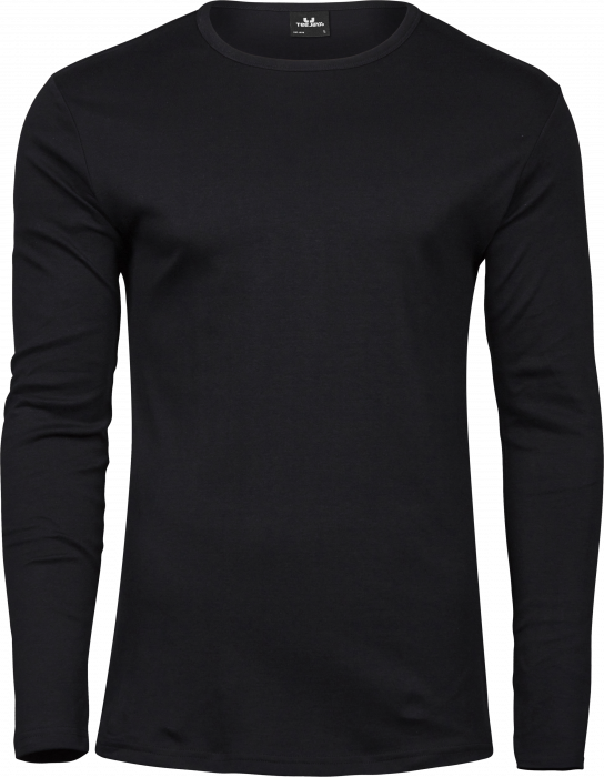 Tee Jays - Langærmet Økologisk T-Shirt Til Mænd - sort