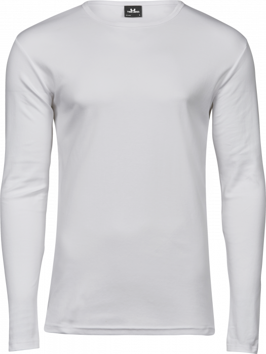 Tee Jays - Langærmet Økologisk T-Shirt Til Mænd - White