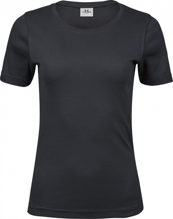 Tee Jays - Behagelig Økologisk Interlock T-Shirt Til Damer - Mørkegrå