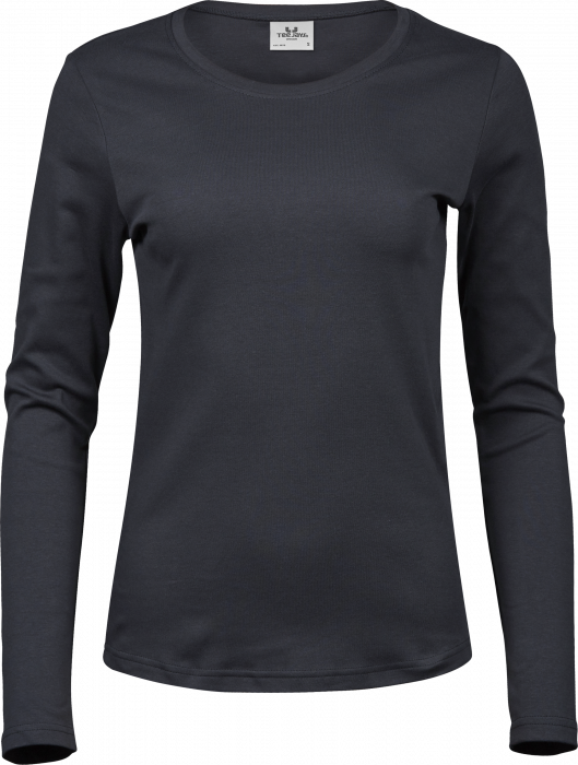 Tee Jays - Langærmet Økologisk T-Shirt Til Kvinder - Mørkegrå