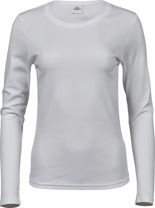 Tee Jays - Langærmet Økologisk T-Shirt Til Kvinder - White