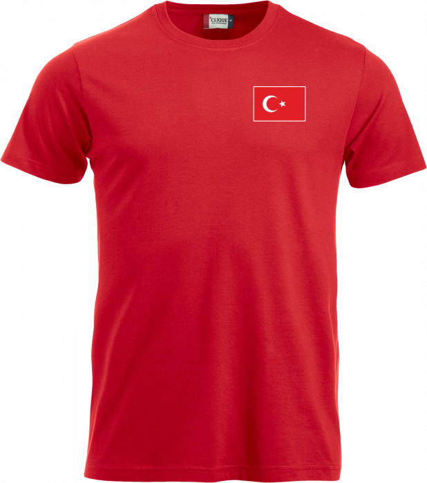 Clique - Lande T-Shirt - Tyrkiet - Rød