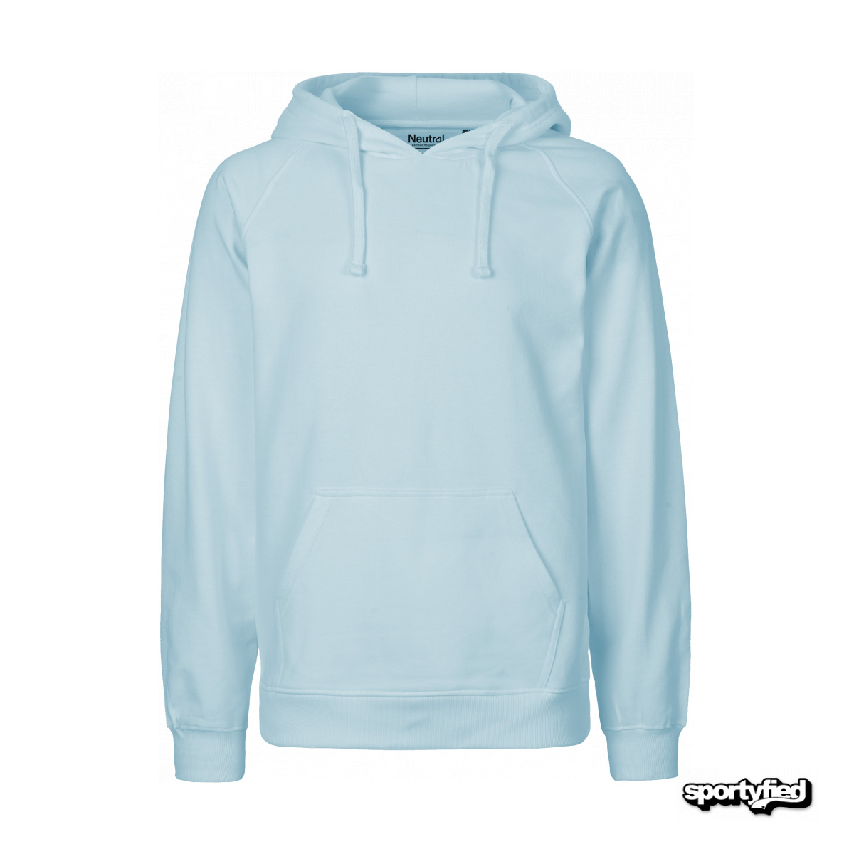 スウェット・トレーナー COTTON HOODED SWEATSHIRT WASHED COTTON-JERSEY HOODIE - BLUE | COS